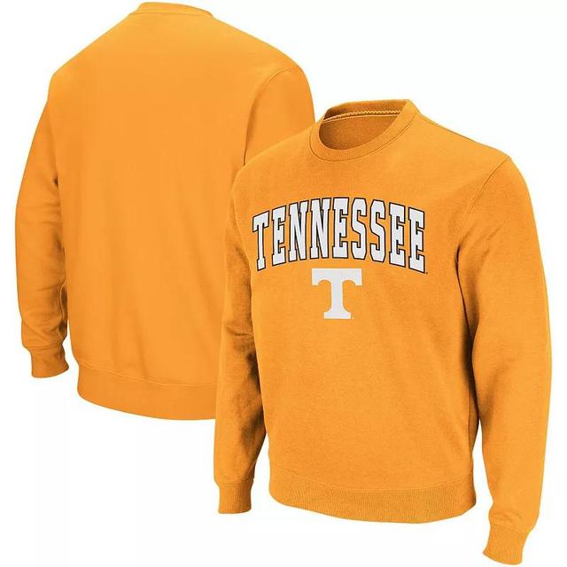 Mens Colosseum Tennessee Tennessee Volunteers Arch & Logo Crew Neck Sweatshirt Product Image