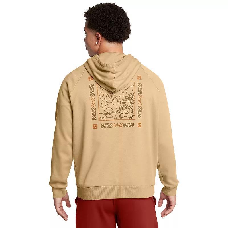 Mens Under Armour Rival Mountain Hoodie Red Product Image