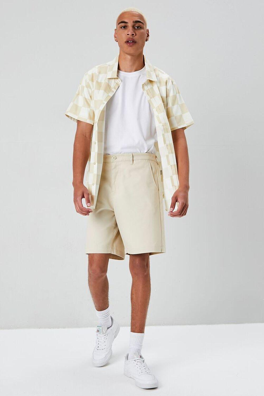 Pocket Cotton-Blend Shorts | Forever 21 Product Image