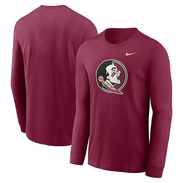 Mens Nike Garnet Florida State Seminoles Primary Logo Long Sleeve T-Shirt Product Image