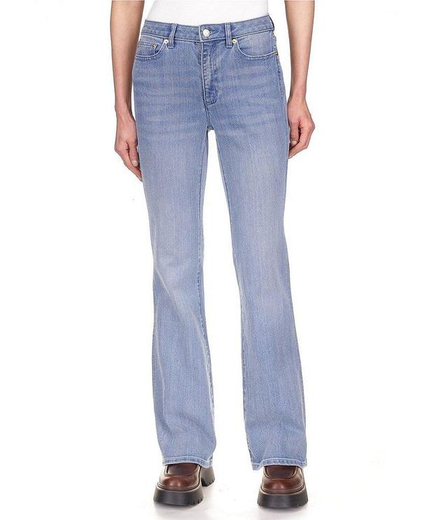 MICHAEL Michael Kors Bowery Flare Leg Stretch Denim Jeans Product Image