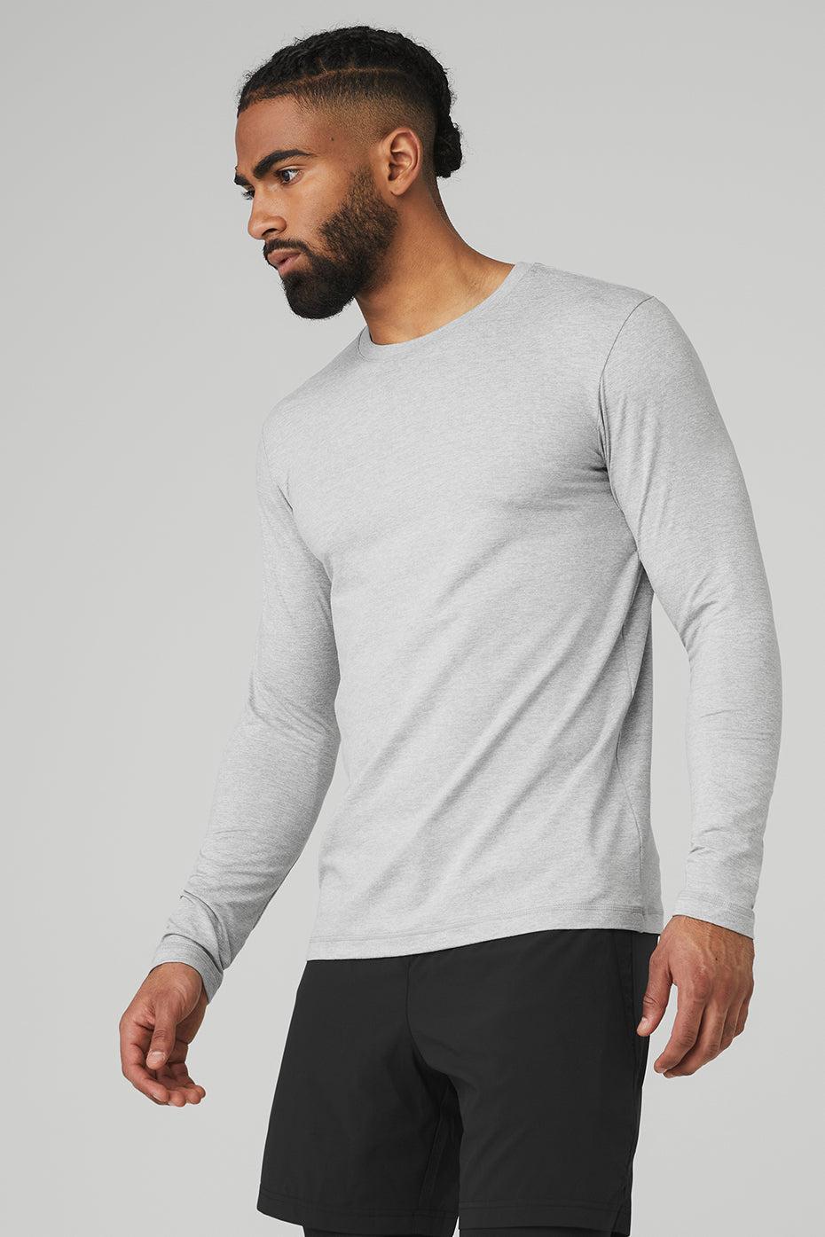 Conquer Reform Crewneck Long Sleeve - Athletic Heather Grey Male Product Image