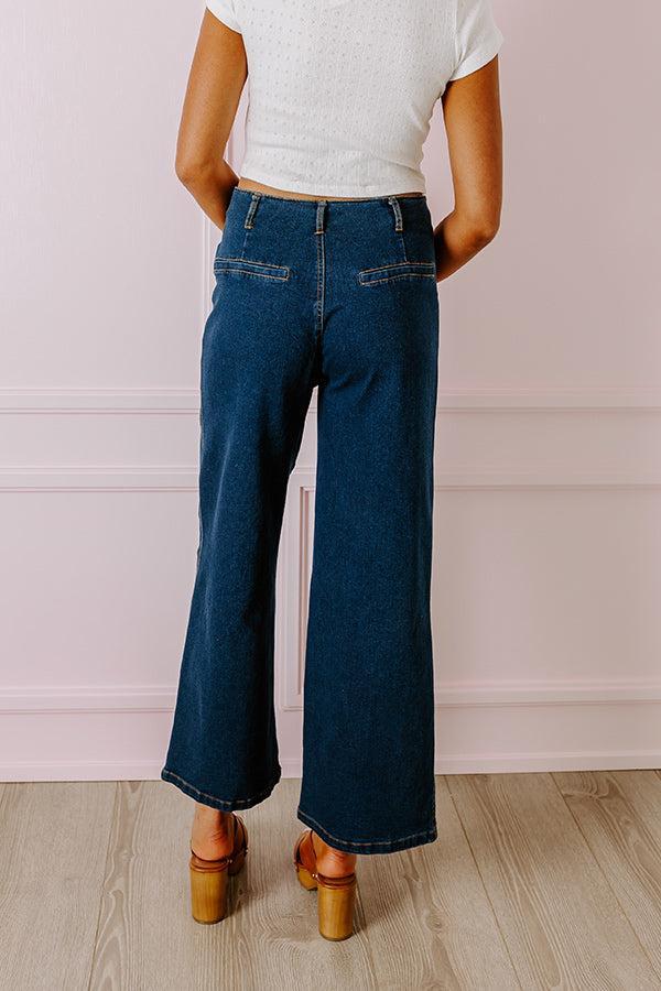 The Adele High Waist Jean In Dark Wash Product Image