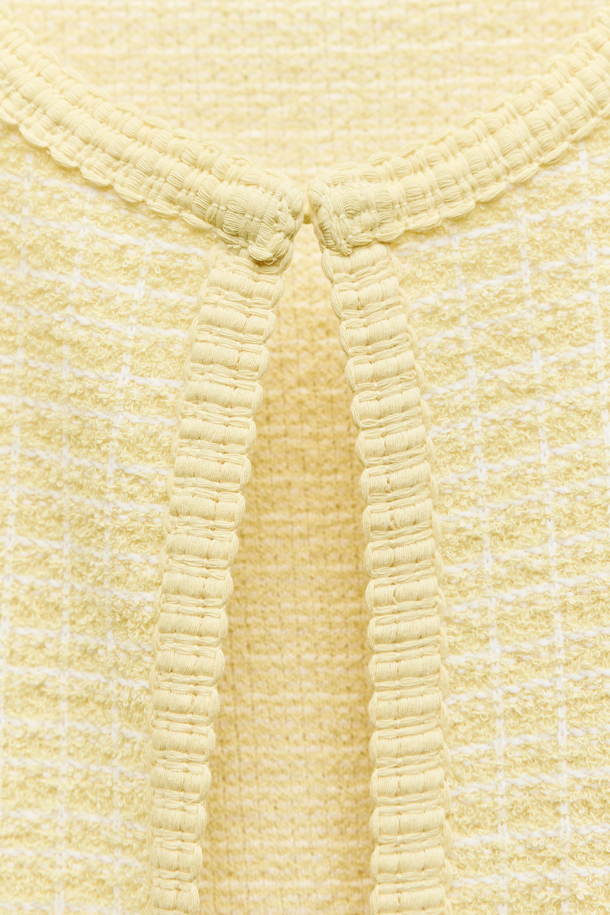 CROPPED KNIT CARDIGAN Product Image