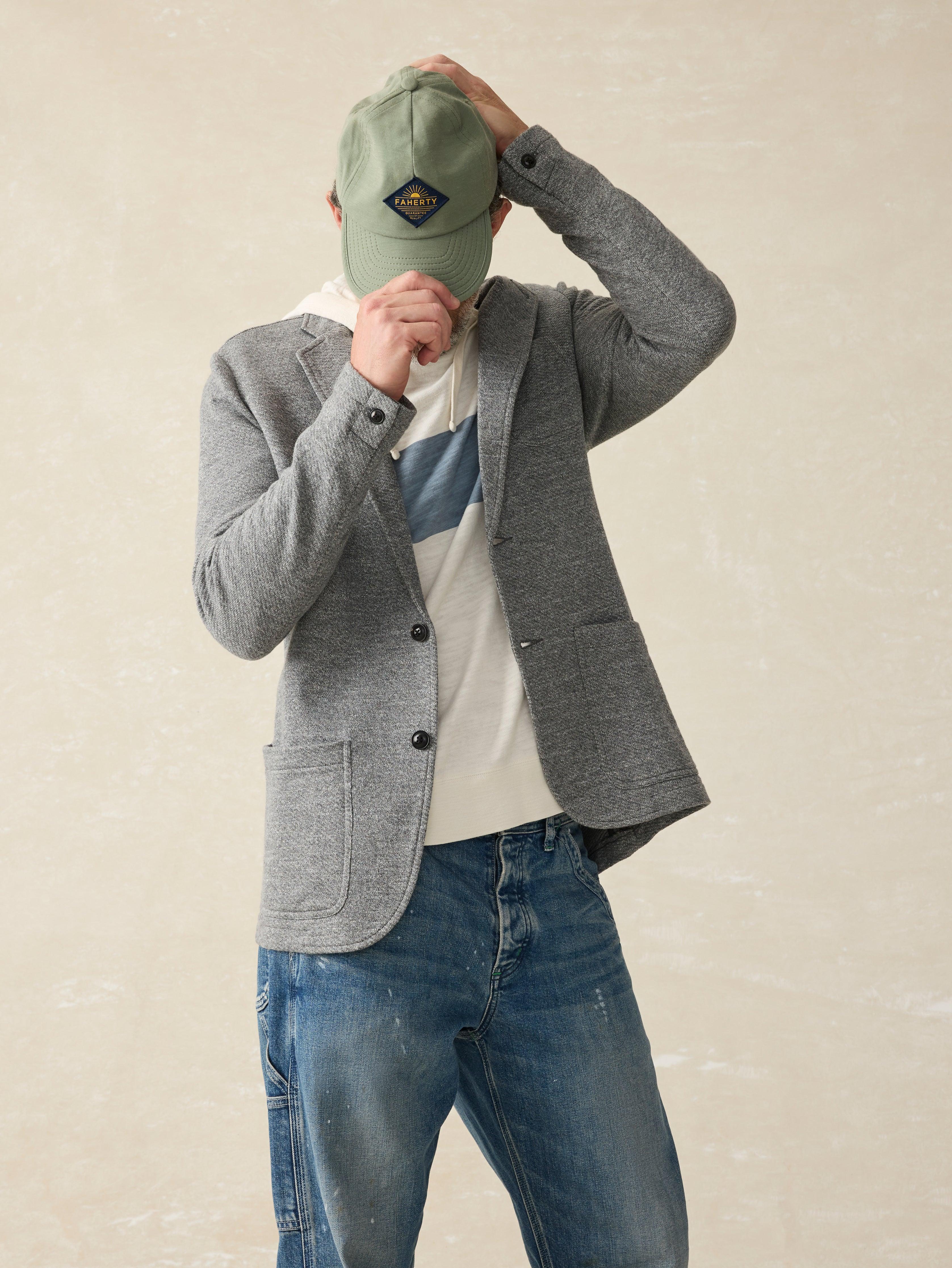 Inlet Knit Blazer - Heather Grey Male Product Image