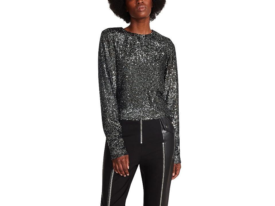 Steve Madden Demi Top (Gunmetal) Women's Clothing Product Image