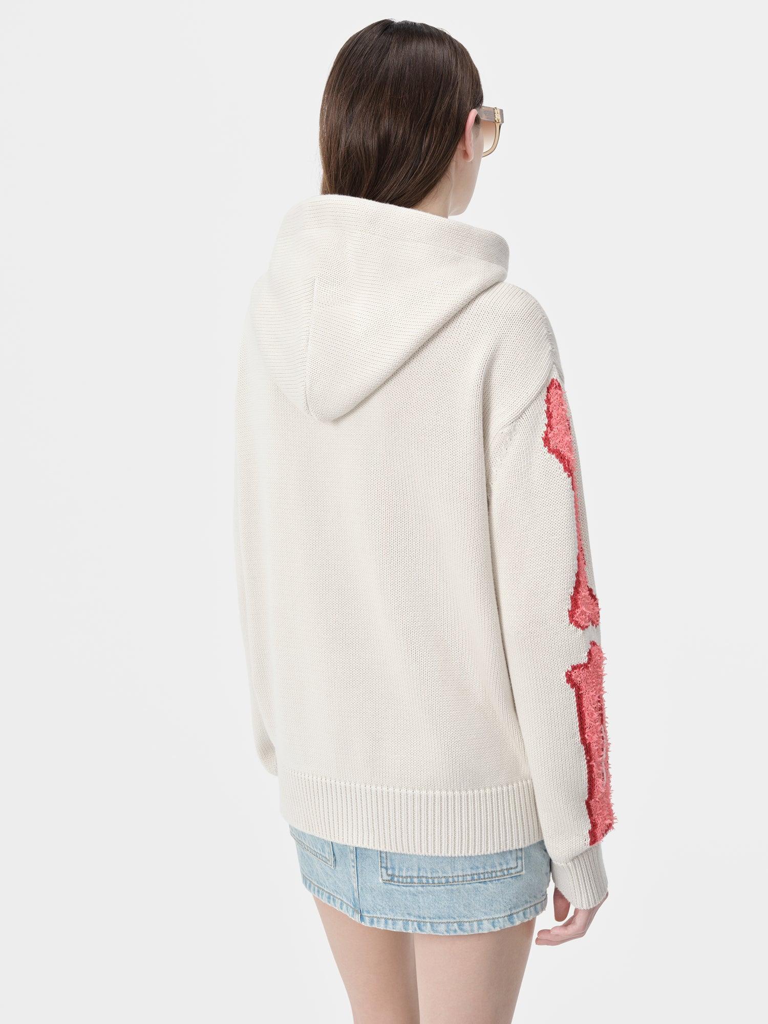 WOMEN - WOMEN'S BONES HOODIE - Alabaster Female Product Image