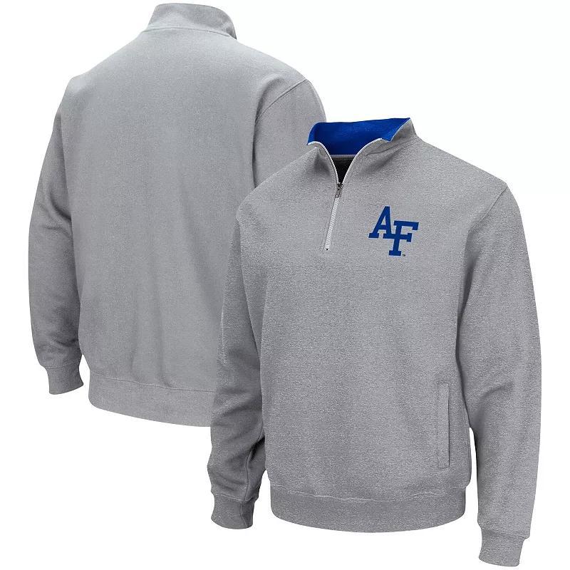 Mens Colosseum Heathered Gray Seton Hall Pirates Tortugas Team Logo Quarter-Zip Jacket Product Image