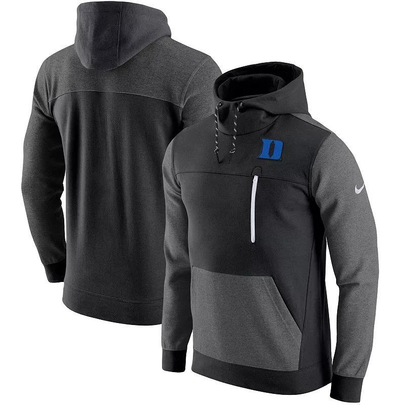 NIKE Men's  Black Duke Blue Devils Av-15 2.0 Pullover Hoodie Product Image