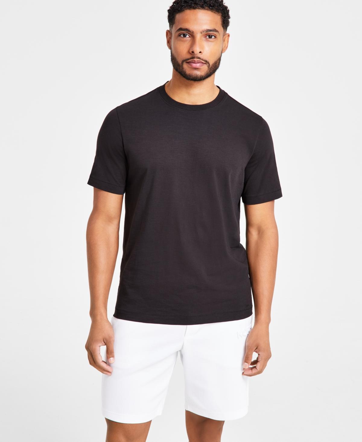 Michael Kors Mens Refine Textured Crewneck T-Shirt Product Image