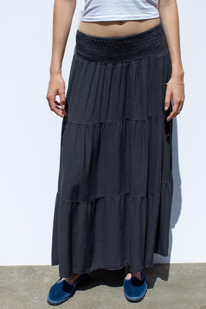 Ruffle long skirt Product Image