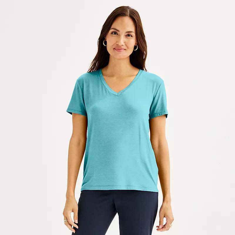 Womens Nine West Essential Crewneck Tee Product Image