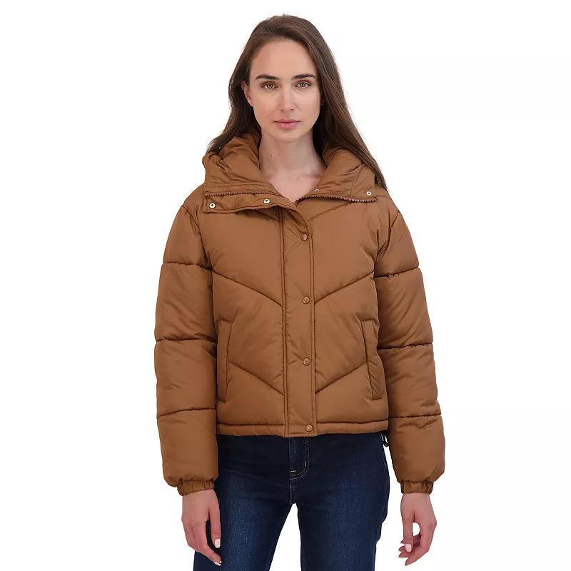 Juniors Sebby Short Puffer Jacket, Womens Product Image