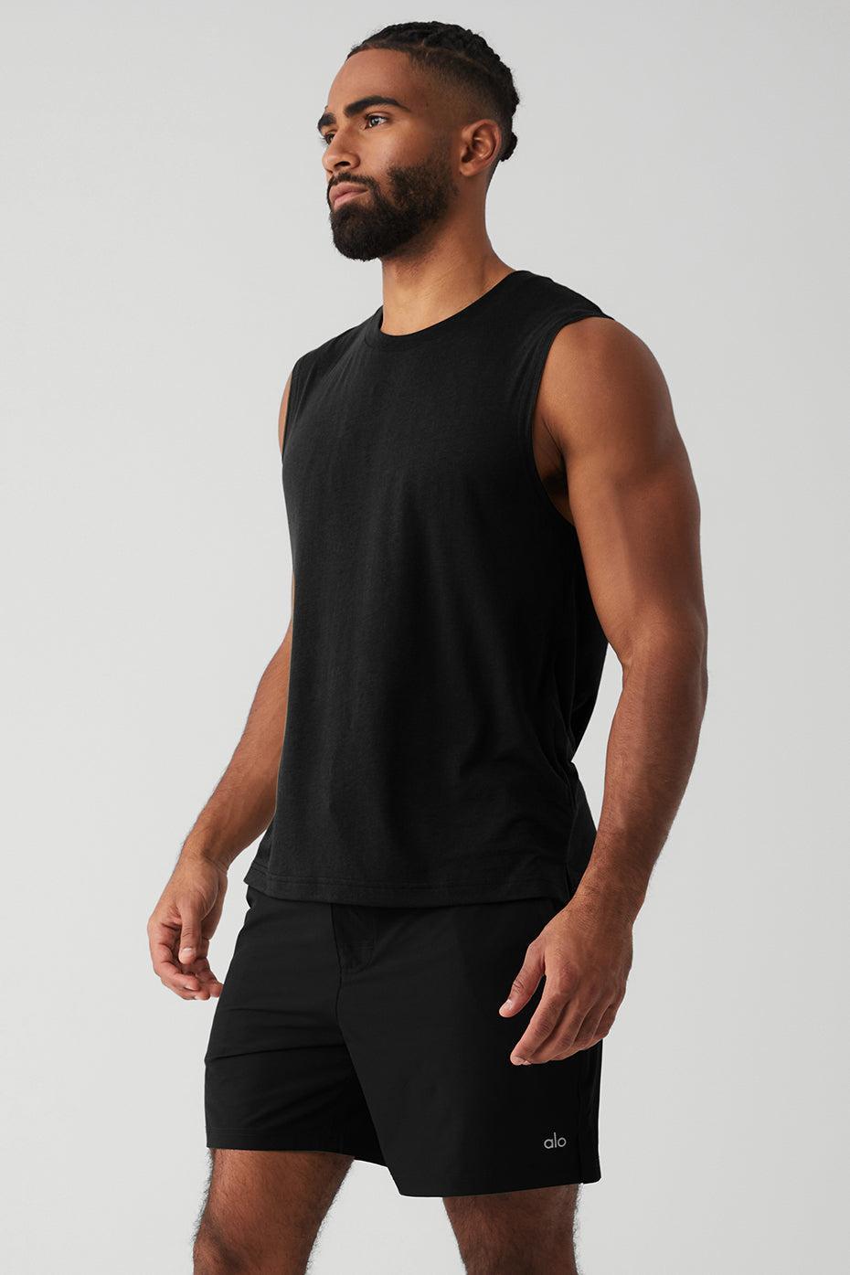 The Triumph Muscle Tank - Black Male Product Image