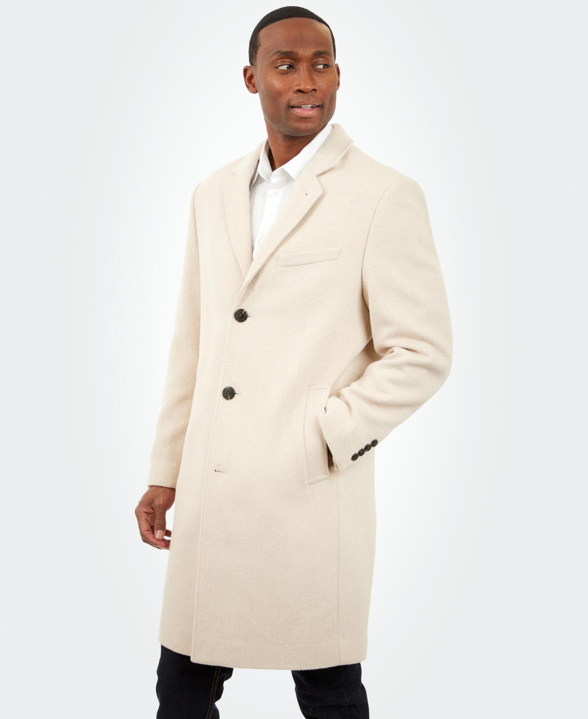 London Fog Men Signature Wool-Blend Overcoat Product Image