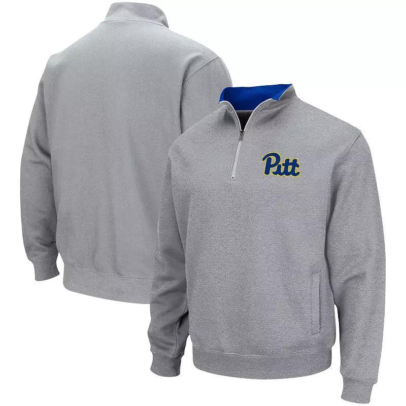 Mens Colosseum Heathered Gray UCF Knights Tortugas Team Logo Quarter-Zip Jacket Product Image