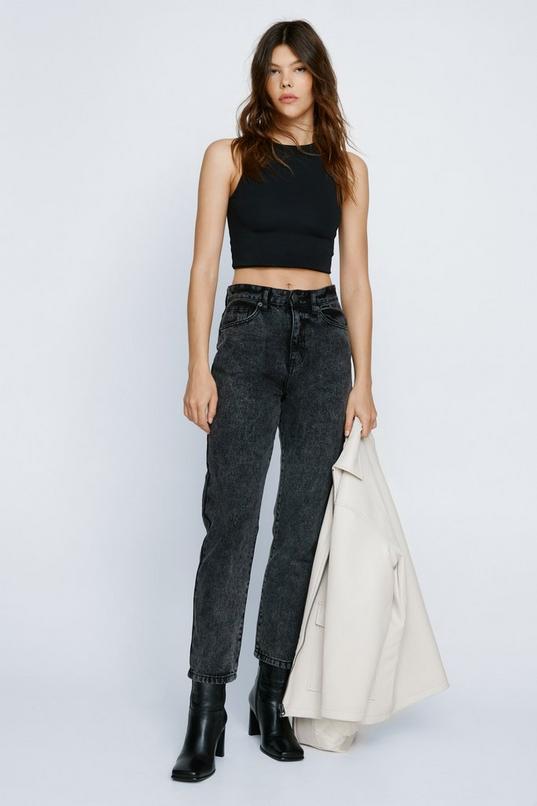 Denim High Waisted Mom Jeans product image