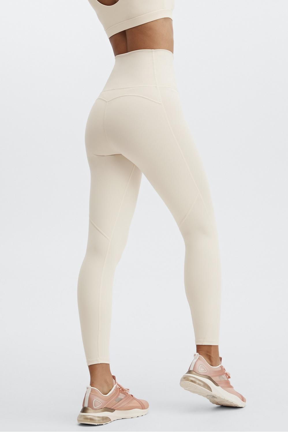 Fabletics Ultra High-Waisted PureLuxe 7/8 Legging Womens white plus Size 4X Product Image