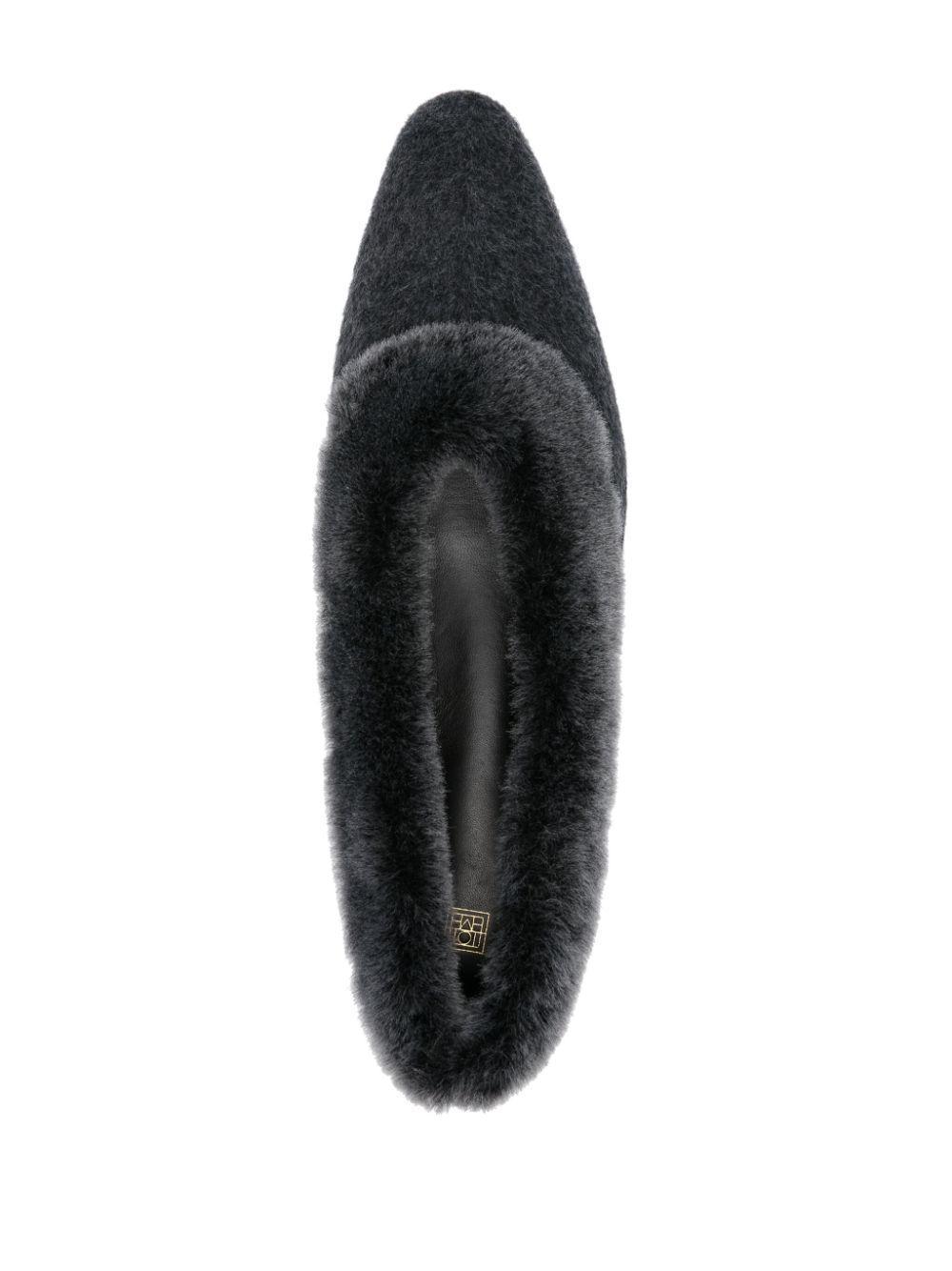 shearling-trim ballerinas Product Image