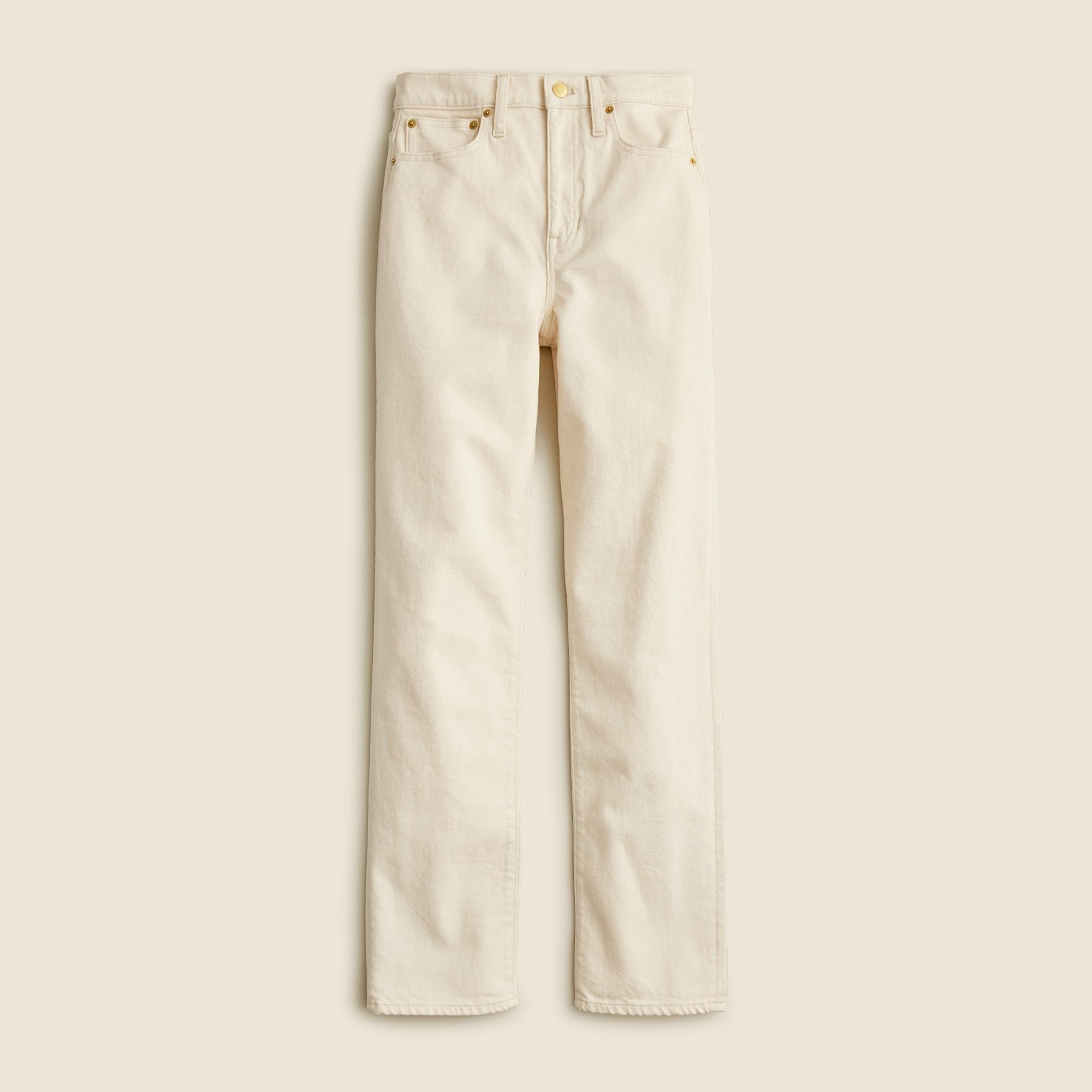 Classic straight jean in ecru Product Image