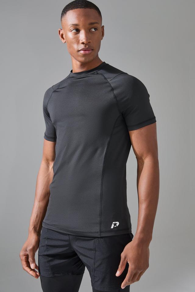 P-Star Active Muscle Fit Raglan T-shirt | boohooMAN USA Product Image