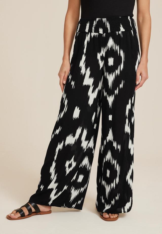 High Rise Printed Palazzo Pant Product Image