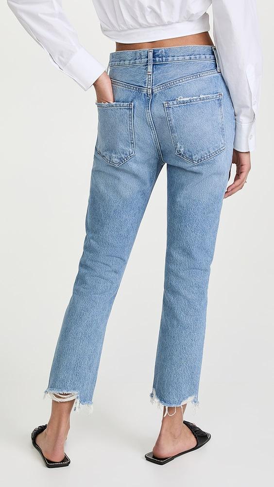 AGOLDE Riley High Rise Straight Crop Jeans | Shopbop Product Image