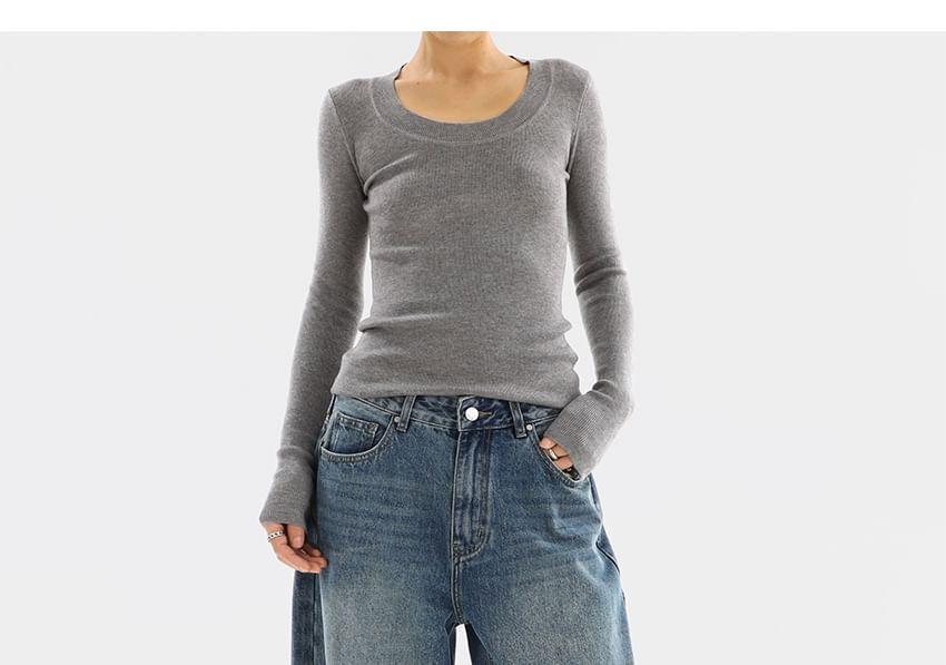 Mid Rise Washed Wide Leg Jeans product image