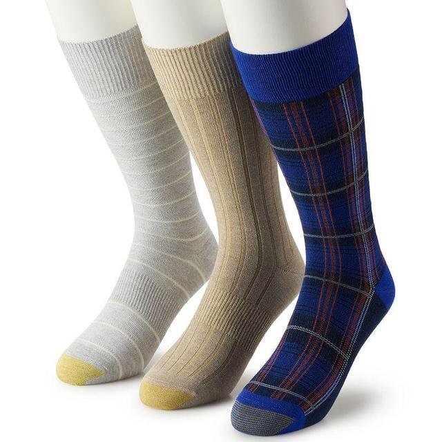 Gold Toe Mens Multi-Pattern Socks - 3 pk. Product Image