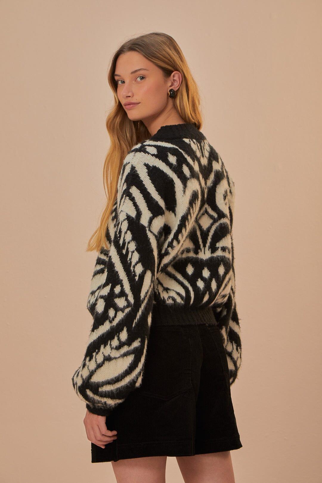 Pineapple Ikat Knit Sweater Product Image