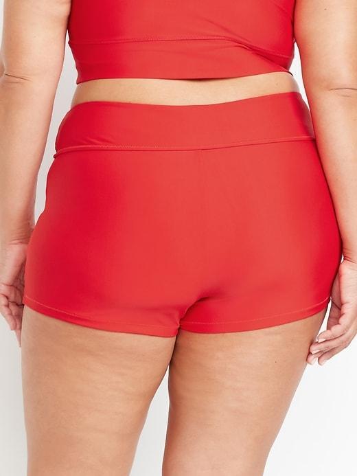 High-Waisted Swim Shorts -- 2-inch inseam Product Image