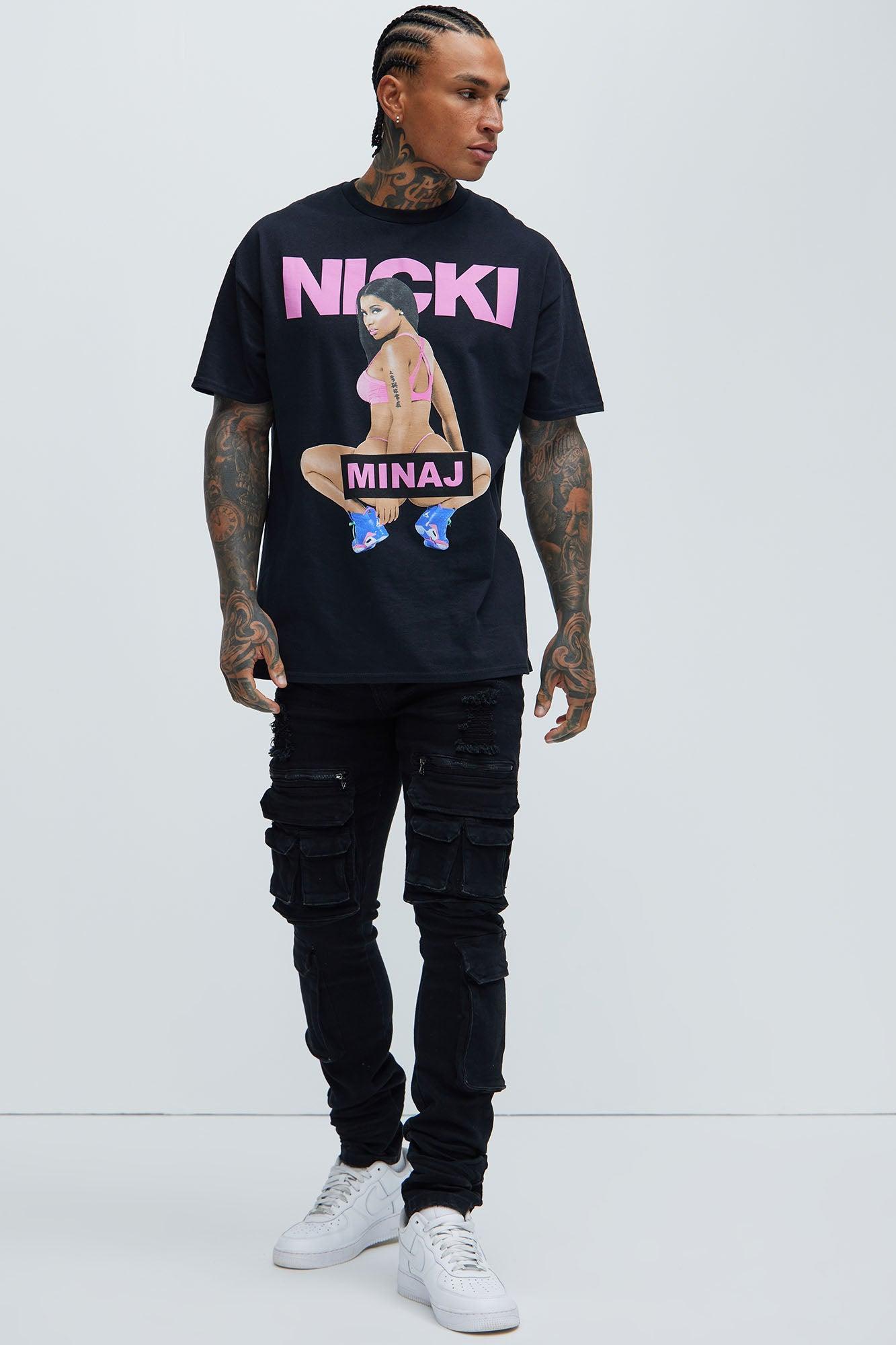 Nicki Minaj Oversize Short Sleeve Tee - Black Product Image