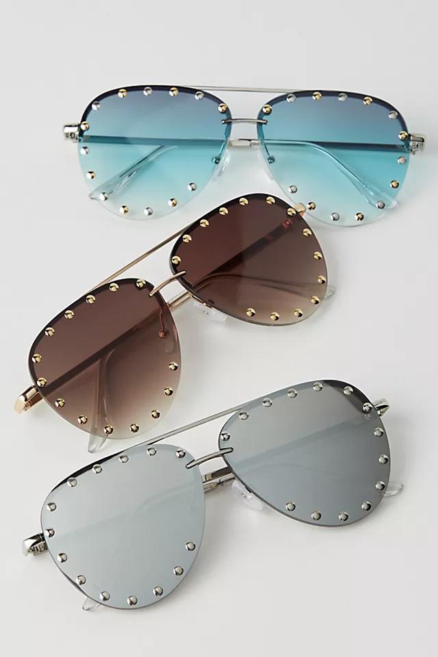 New Kid In Town Aviator Sunglasses Product Image