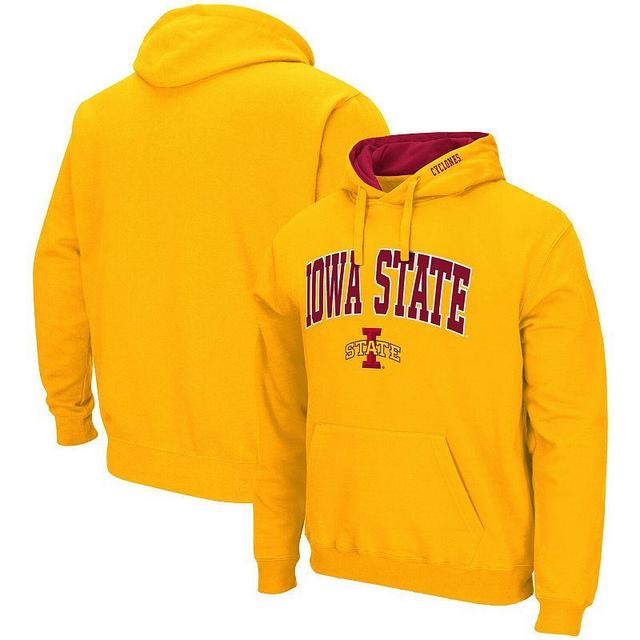 Mens Colosseum Iowa State Cyclones Arch & Logo 3.0 Pullover Hoodie Product Image