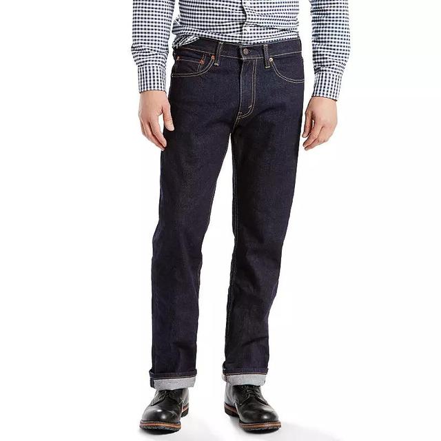 Mens Levis 505 Regular Fit Stretch Jeans Product Image