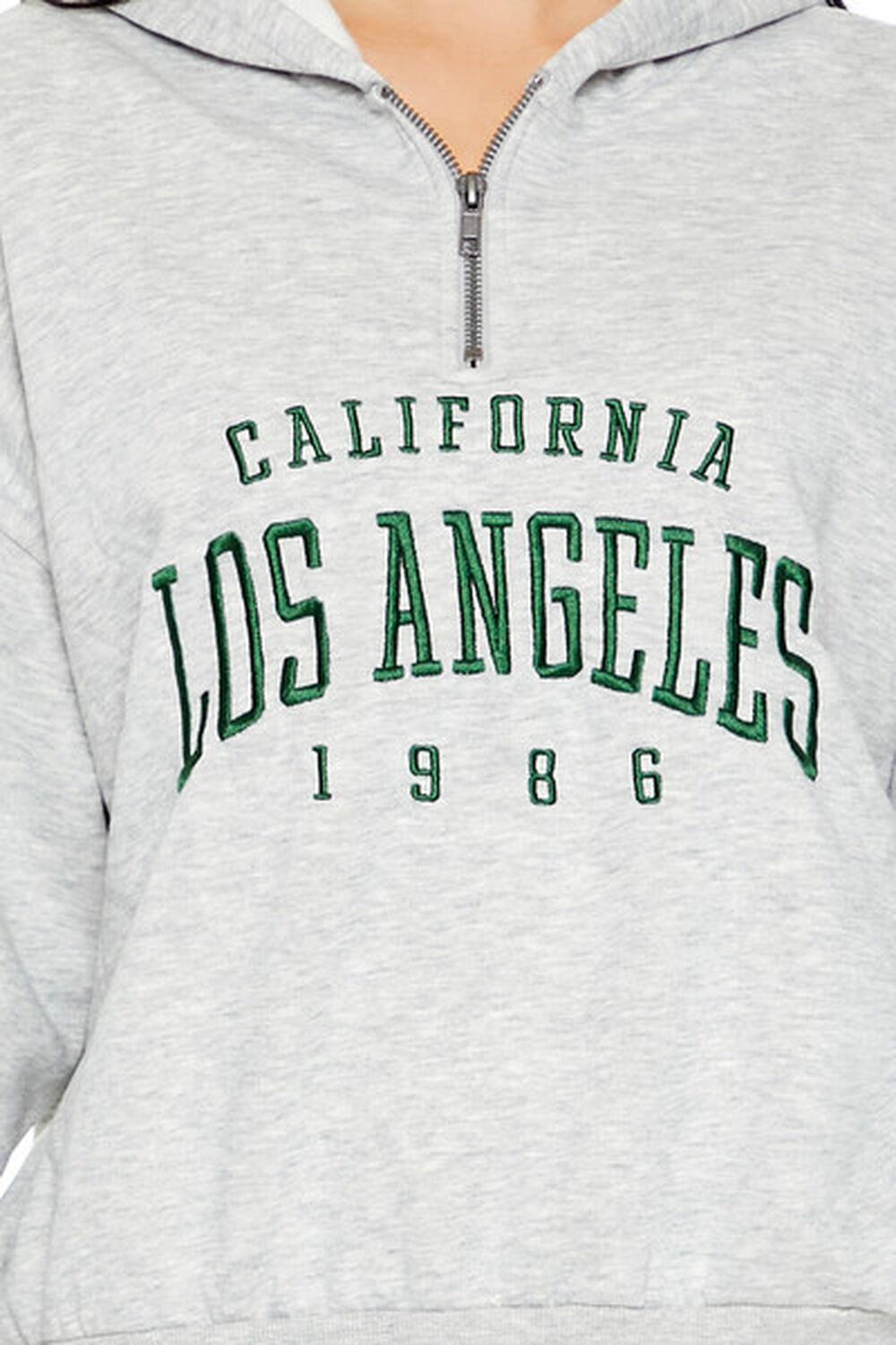 Fleece California Half-Zip Hoodie | Forever 21 Product Image