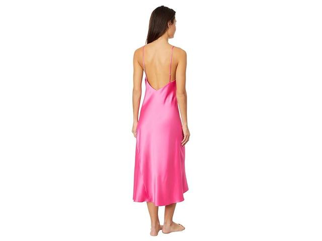 N by Natori Venetian Satin Gown (Coral Punch) Women's Pajama Product Image