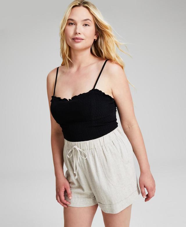 And Now This Womens Sweetheart-Neck Sleeveless Woven Bodysuit, Created for Macys Product Image