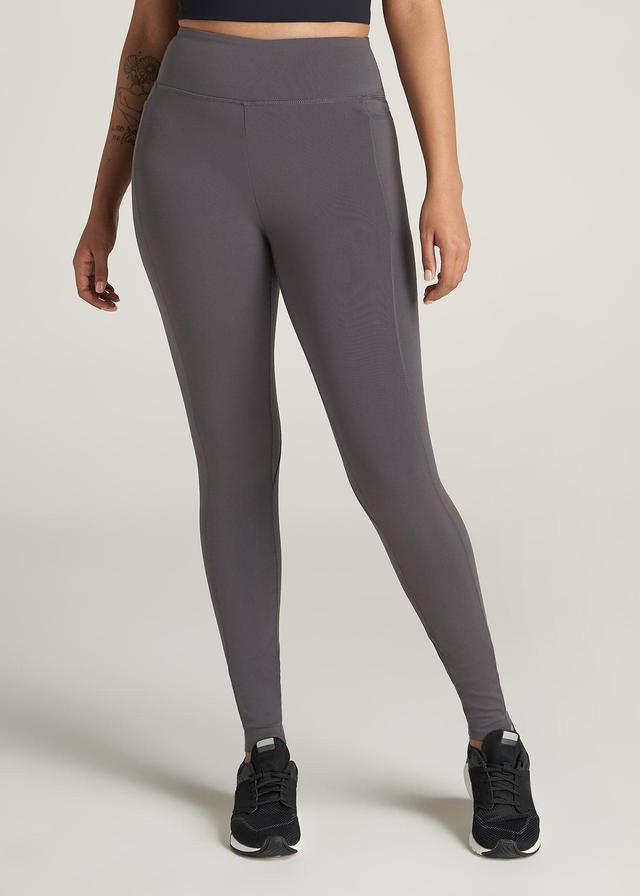 Bella Outer-Pocket Tall Women's Legging in Charcoal Product Image