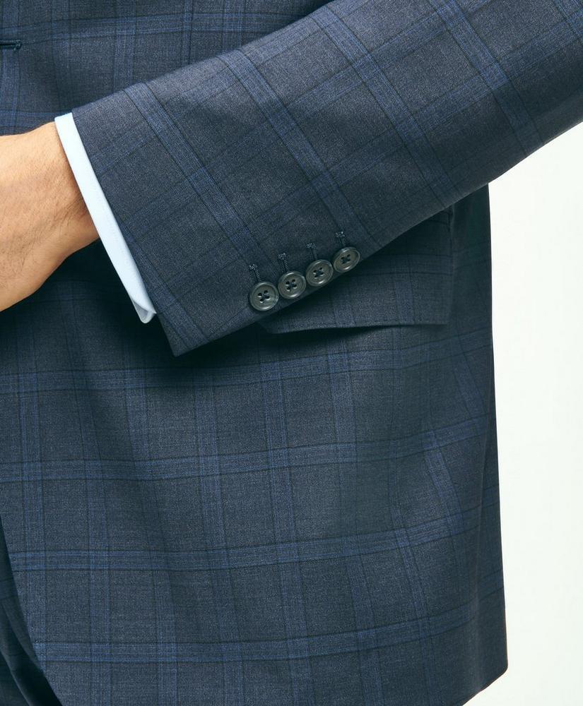 Traditional Fit Wool Checked 1818 Suit Product Image