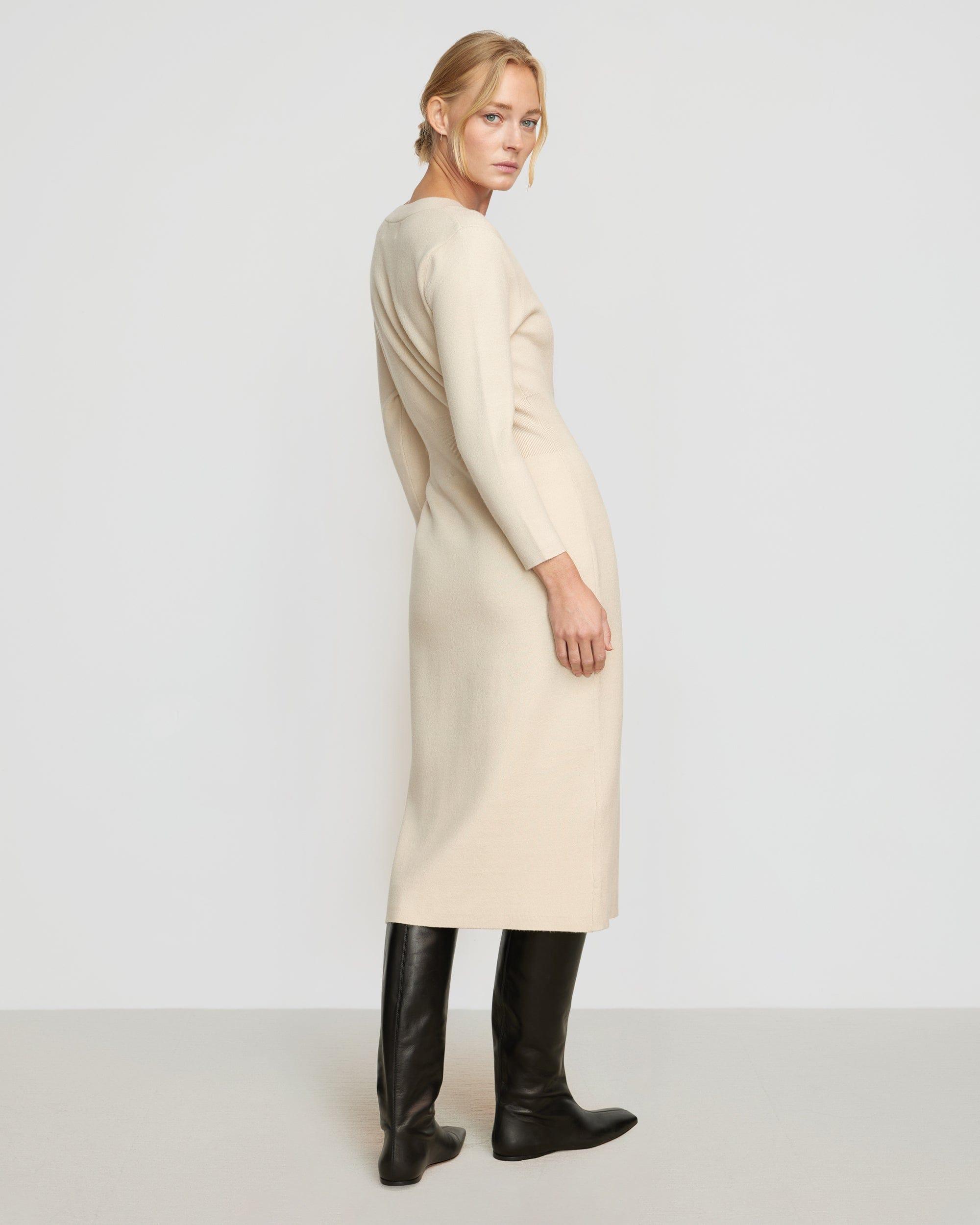 Brea Off-Shoulder Sweater Dress Product Image