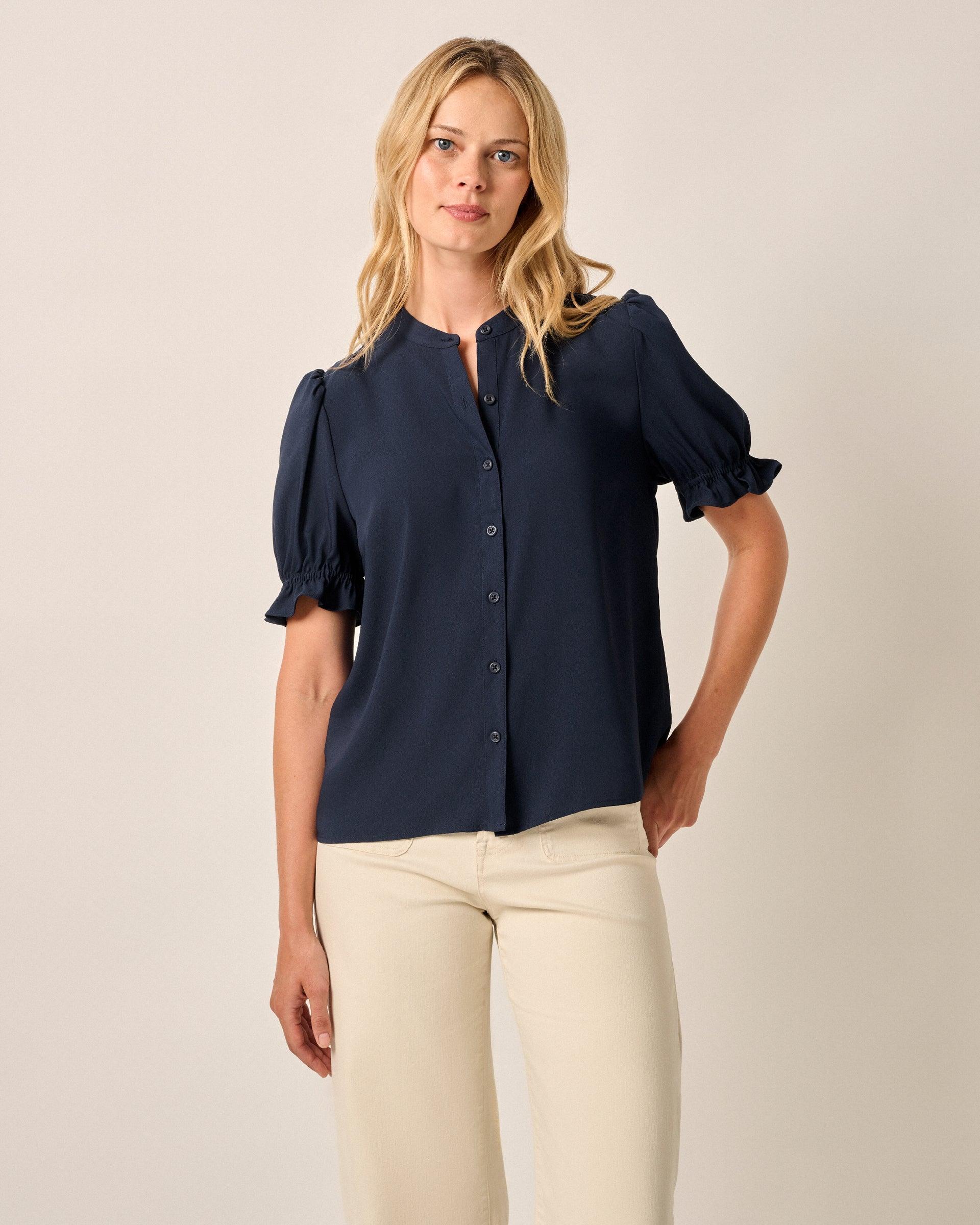 johnnie-O Natalia Button-Up Blouse Product Image