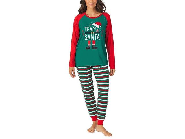 Pajamarama Elf Long PJ Set (Holiday Stripe) Women's Pajama Sets Product Image