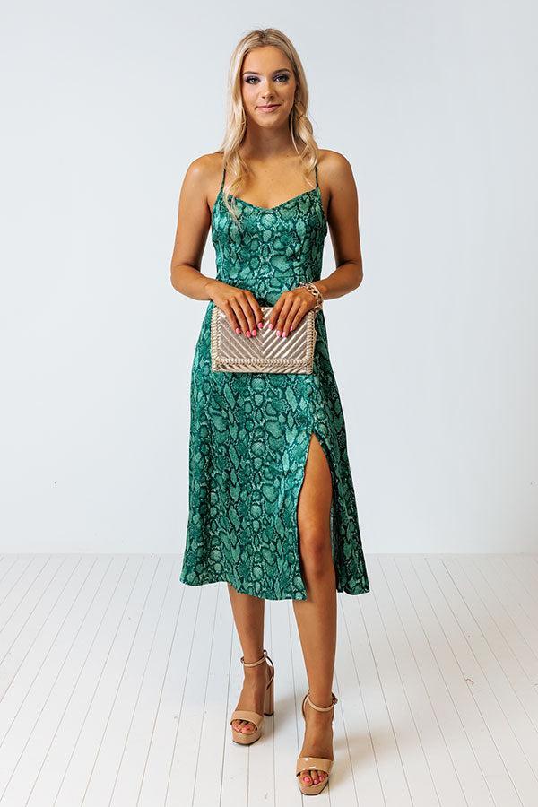 Feeling Grand Snake Print Midi Product Image