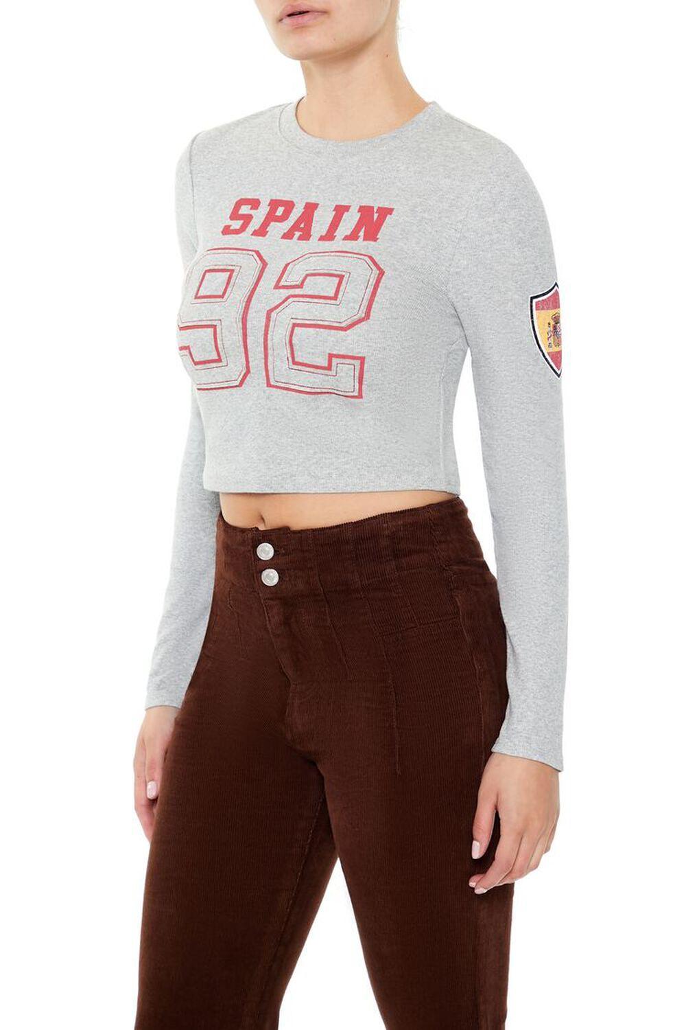 Spain 92 Graphic Cropped Tee | Forever 21 Product Image