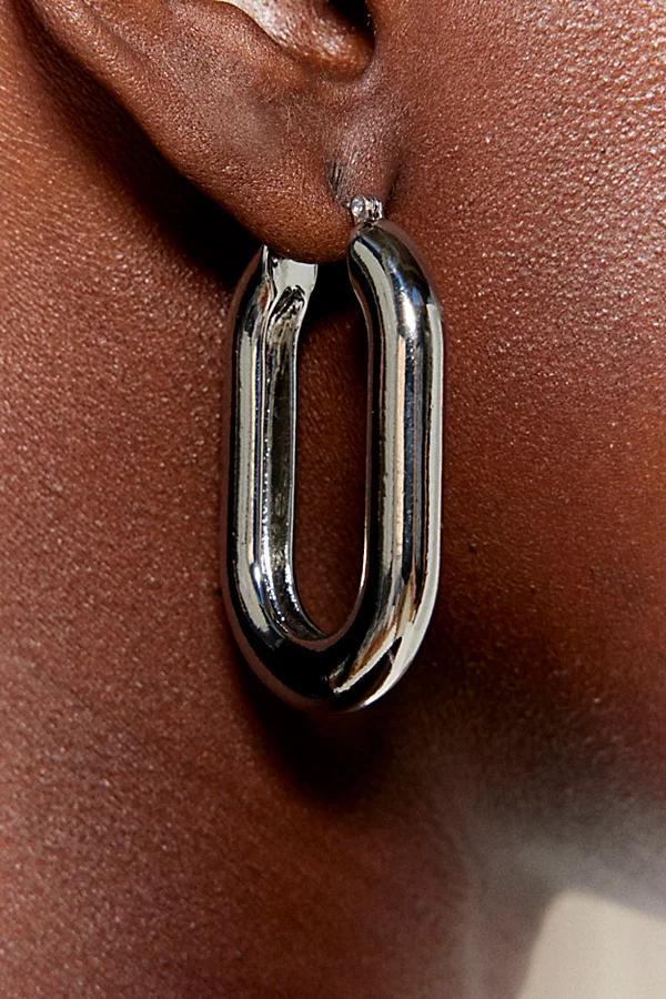 Silence + Noise Oval Hoop Earring Womens at Urban Outfitters Product Image