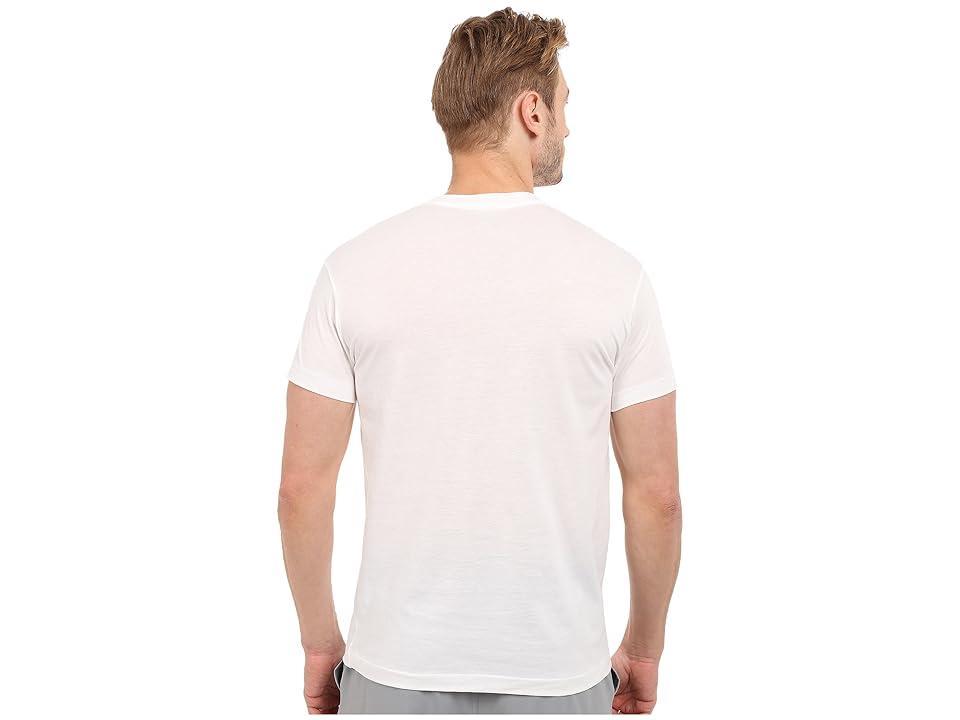 2(X)IST Pima Cotton Short Sleeve V-Neck (White) Men's T Shirt Product Image