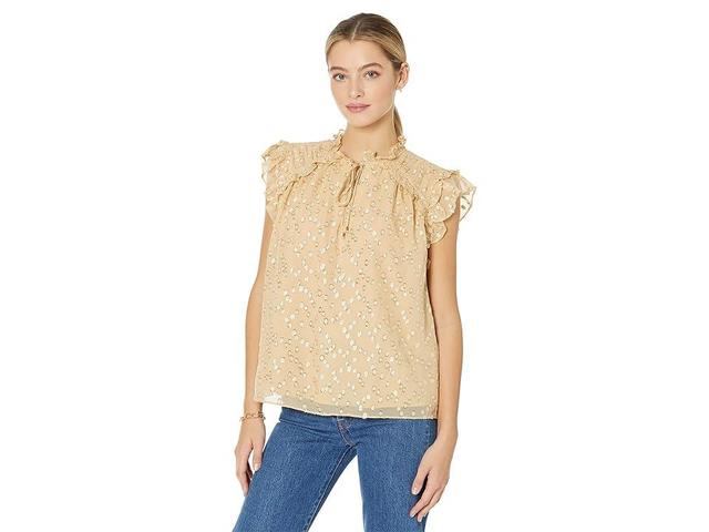 Marie Oliver Tate Top (Taupe) Women's Clothing Product Image