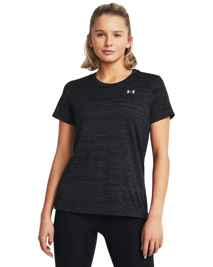 Women's UA Tech™ Jacquard Short Sleeve Product Image