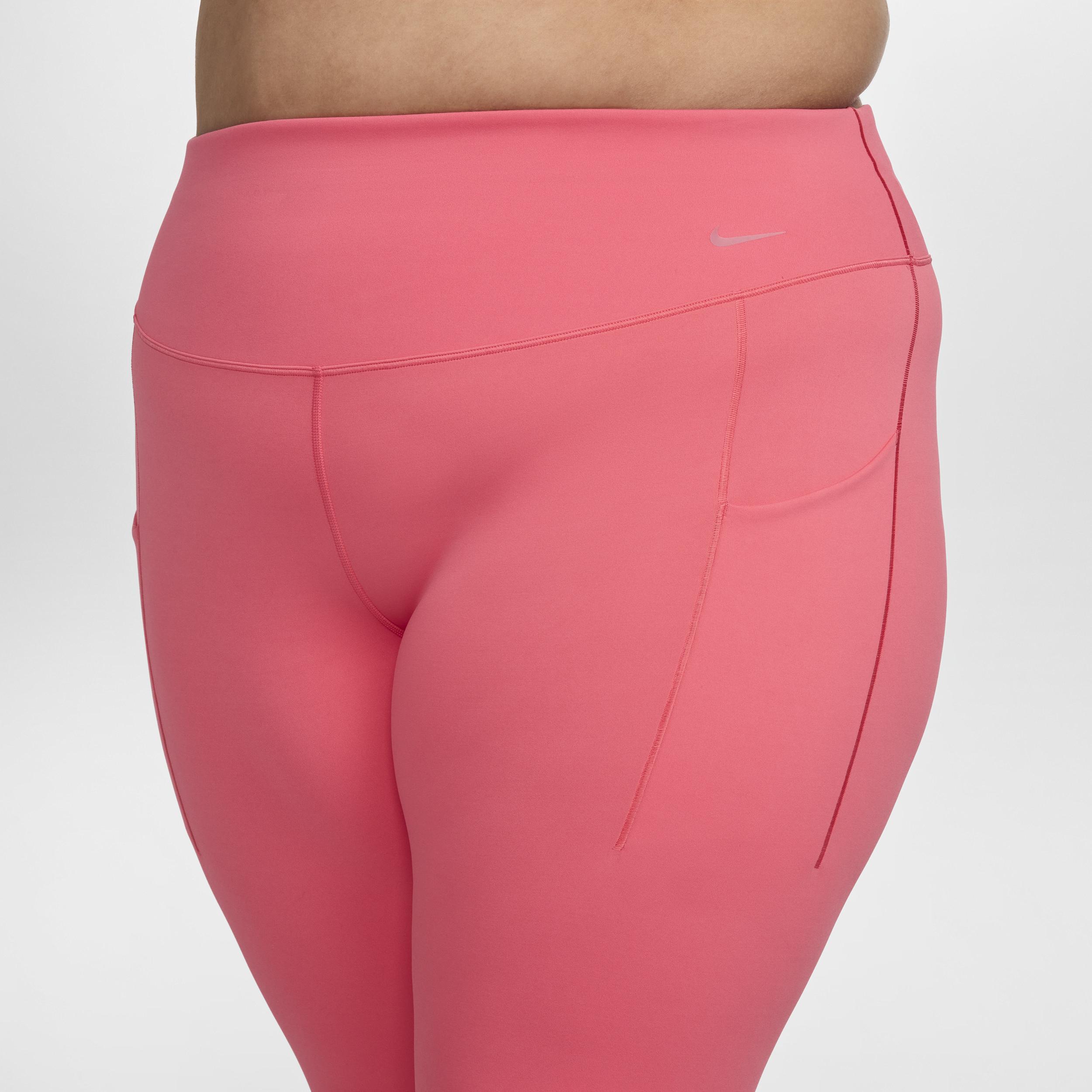 Nike Womens Universa Medium-Support High-Waisted 7/8 Leggings with Pockets (Plus Size) Product Image